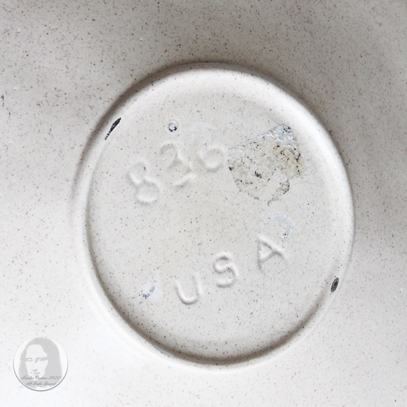 Vintage Starburst Decorative Plate Ceramic 836 USA Gold Speckles MCM Mid Century - Picture 11 of 11